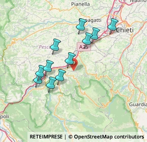 Mappa Largo Madonna, 65020 Turrivalignani PE, Italia (6.87182)