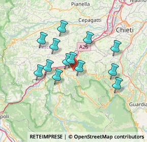 Mappa Largo Madonna, 65020 Turrivalignani PE, Italia (6.32154)
