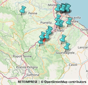 Mappa Largo Madonna, 65020 Turrivalignani PE, Italia (17.2715)