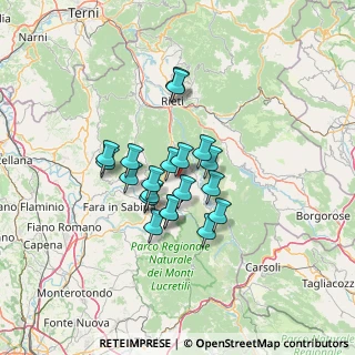 Mappa Via Salaria Vecchia, 02030 Torricella In Sabina RI, Italia (10.246)