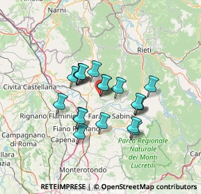Mappa Viale G. de Vito, 02047 Poggio Mirteto RI, Italia (10.71)
