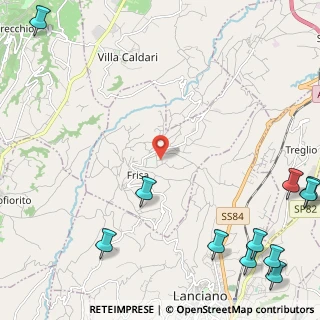 Mappa 66030 Frisa CH, Italia (3.87545)