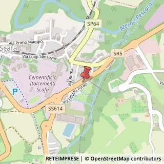 Mappa Via Pietro Nenni, 1, 65027 Scafa, Pescara (Abruzzo)