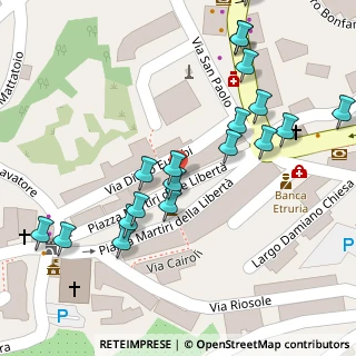 Mappa Piazza Martiri della Libertà, 02047 Poggio Mirteto RI, Italia (0.0795)