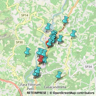 Mappa Strada Val di Foro, 66010 Casacanditella CH, Italia (0.75071)