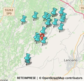 Mappa S.P. 218 Ex S.S. 538 Marrucina, 66030 Arielli CH, Italia (3.813)