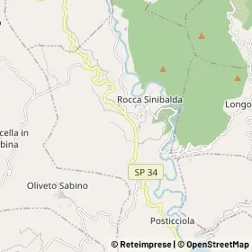 Mappa Rocca Sinibalda