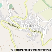 지도 Capestrano