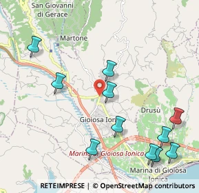 Mappa Viale Stazione, 89042 Gioiosa Ionica RC, Italia (2.72727)