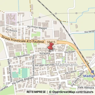 Mappa Via Roma, 10, 26020 Madignano, Cremona (Lombardia)