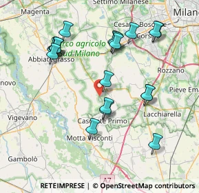 Mappa Via A. de Gasperi, 20088 Rosate MI, Italia (8.01842)