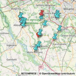 Mappa Via A. de Gasperi, 20088 Rosate MI, Italia (8.24789)