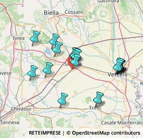 Mappa Strada per Santhià, 13049 Tronzano Vercellese VC, Italia (13.9095)