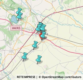 Mappa Strada per Santhià, 13049 Tronzano Vercellese VC, Italia (5.57833)