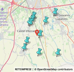 Mappa Corte Zera - Via Zera, 37060 Verona VR, Italia (3.46583)