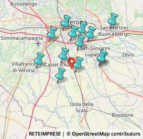 Mappa Corte Zera - Via Zera, 37060 Verona VR, Italia (6.16769)