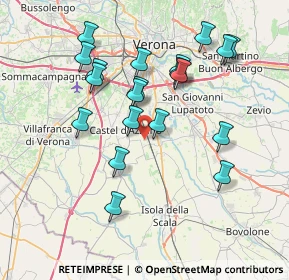 Mappa Corte Zera - Via Zera, 37060 Verona VR, Italia (7.322)
