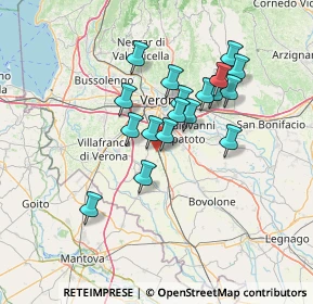 Mappa Corte Zera - Via Zera, 37060 Verona VR, Italia (11.34778)