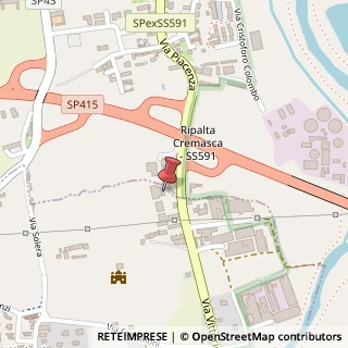 Mappa Via Piacenza, 72 D, 26013 Ripalta Cremasca, Cremona (Lombardia)