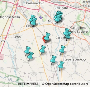 Mappa Via Guglielmo Marconi, 25012 Calvisano BS, Italia (7.04789)