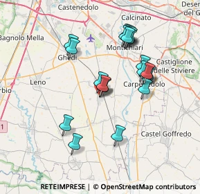 Mappa Via Guglielmo Marconi, 25012 Calvisano BS, Italia (6.762)