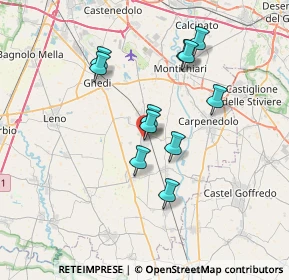 Mappa Via Guglielmo Marconi, 25012 Calvisano BS, Italia (6.10636)