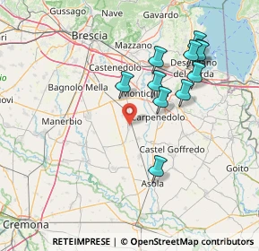 Mappa Via Guglielmo Marconi, 25012 Calvisano BS, Italia (14.81273)