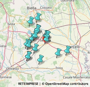 Mappa Via Po, 13049 Tronzano Vercellese VC, Italia (10.6475)