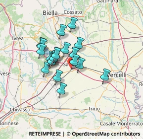 Mappa Via Po, 13049 Tronzano Vercellese VC, Italia (10.0805)