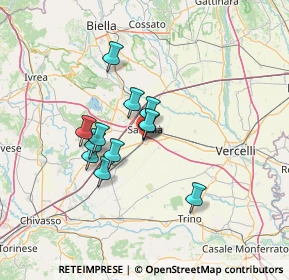 Mappa Via Po, 13049 Tronzano Vercellese VC, Italia (10.05333)