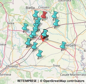 Mappa Via Po, 13049 Tronzano Vercellese VC, Italia (10.3265)