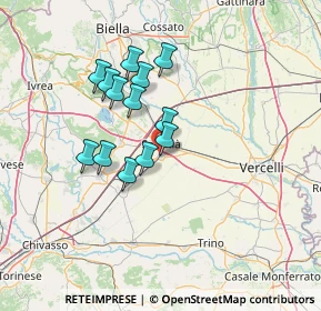 Mappa Via Po, 13049 Tronzano Vercellese VC, Italia (11.16615)