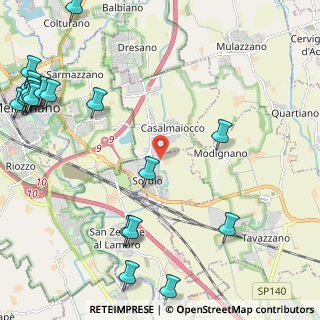 Mappa Via Roncolo, 26858 Sordio LO, Italia (3.29368)