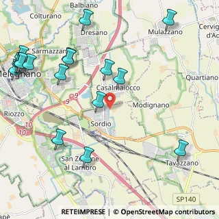 Mappa Via Roncolo, 26858 Sordio LO, Italia (2.83353)