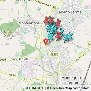 Mappa Via Andrea Previtali, 35031 Abano Terme PD, Italia (0.719)
