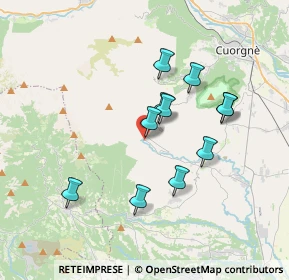 Mappa Via Papandrea, 10084 Forno Canavese TO, Italia (3.09818)