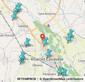 Mappa Via Don Luigi Sturzo, 10086 Rivarolo Canavese TO, Italia (2.66167)