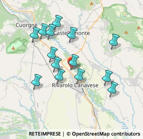 Mappa Via Don Luigi Sturzo, 10086 Rivarolo Canavese TO, Italia (3.46571)