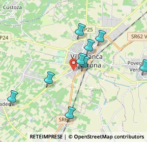 Mappa Via Adriano Bresaola, 37069 Villafranca di Verona VR, Italia (2.41818)