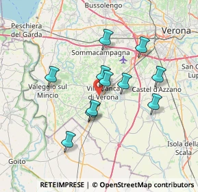Mappa Via Adriano Bresaola, 37069 Villafranca di Verona VR, Italia (6.01636)