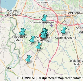 Mappa Via Adriano Bresaola, 37069 Villafranca di Verona VR, Italia (3.74267)