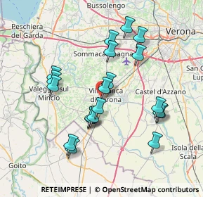 Mappa Via Adriano Bresaola, 37069 Villafranca di Verona VR, Italia (7.0705)