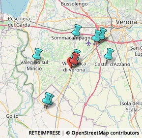 Mappa Via Adriano Bresaola, 37069 Villafranca di Verona VR, Italia (6.17455)
