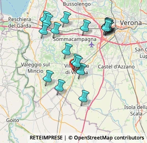 Mappa Via Adriano Bresaola, 37069 Villafranca di Verona VR, Italia (7.665)