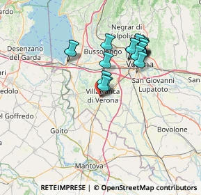 Mappa Via Adriano Bresaola, 37069 Villafranca di Verona VR, Italia (12.6625)