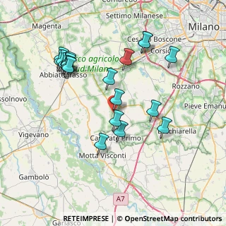 Mappa SP 163, 20088 Rosate MI, Italia (7.8505)