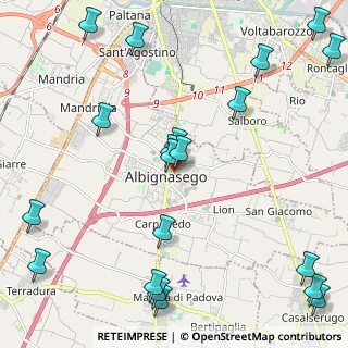 Mappa Via 16 Marzo, 35020 Albignasego PD, Italia (2.9335)