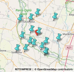 Mappa Via II Ponti, 25022 Borgo San Giacomo BS, Italia (6.98063)