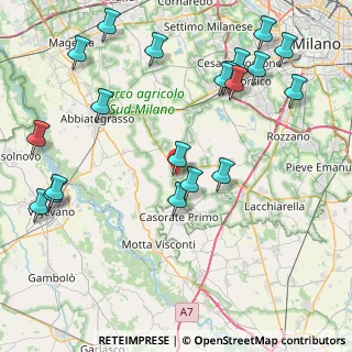 Mappa Via Enrico Fermi, 20088 Rosate MI, Italia (10.2865)