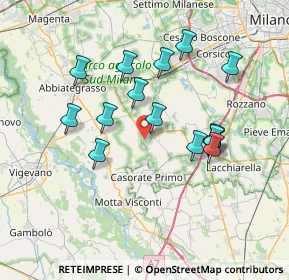 Mappa Via Enrico Fermi, 20088 Rosate MI, Italia (6.70667)